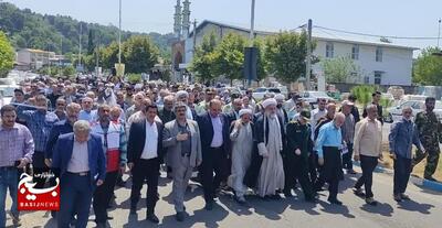 راهپیمایی جمعه خشم در گیلان