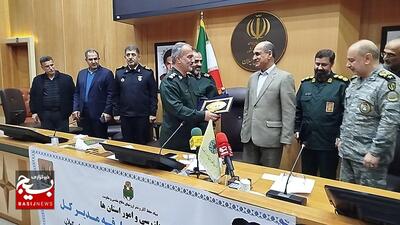 مراسم تکریم و معارفه مدیر کل حفظ آثار و نشر ارزش‌های دفاع مقدس استان گیلان