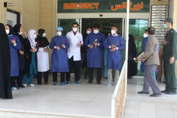 تجلیل از مدافعان سلامت شهرستان آران و بیدگل