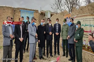 کلنگ&zwnj;زنی پروژه مسکن محرومین در نهاوند