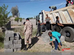 روزه داری هم مانع خدمت رسانی جهادگران نرماشیری نشد