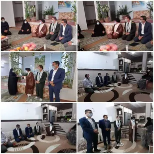 تجلیل از خانواده دو شهید ورزشکار در دهلران