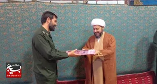 دیدار پاسداران ناحیه بسیج کلات با امام جمعه شهرستان