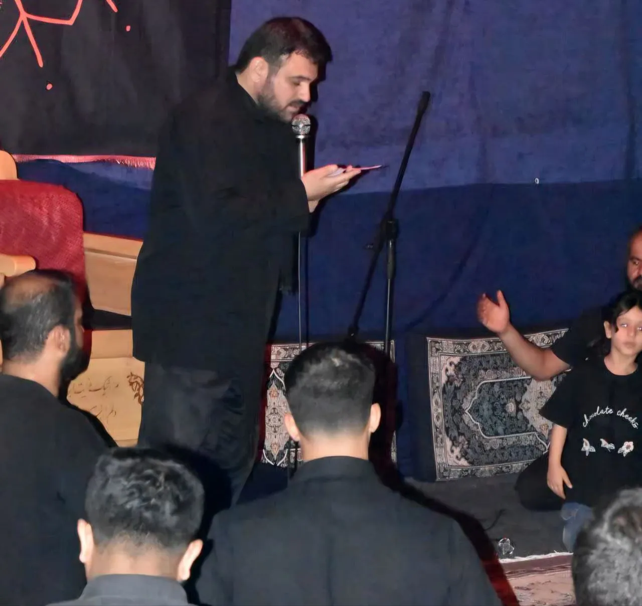 مراسم سوگواری سالروز شهادت حضرت فاطمه زهرا س در هیئت الرضا شهرستان هندیجان برگزار شد. 