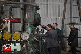 حضور گروه جهادی تخصصی کلینیک صنعت یار شهید فخری زاده شاهرود در کارخانه تولید اکسیژن