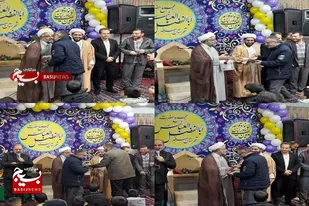 بسیجیان از جانبازان محله در سرخه تجلیل کردند