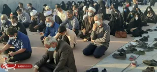 مراسم معنوی دعای عرفه در شهرستان زرند برگزار شد