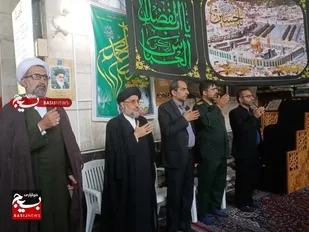 مراسم هفتمین روز عروج شهادت گونه حافظ امنیت در تنکابن