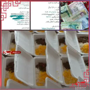 اهدای بیش از ۱۲ میلیون تومان کمک مالی به نیازمندان توسط بسیجیان
