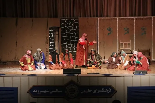 اجرای نمایش شهادت حضرت زهرا(سلام الله علیها) توسط بسیجیان گردان122امام حسین(علیه السلام)