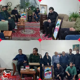 سرکشی از خانواده بسیجی شهید عزت اله صالحوند