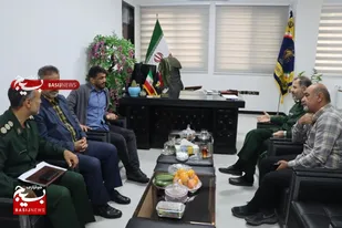 دیدار جهان پهلوان حسن یزدانی با رئیس هیئت کشتی بسیج کشور