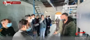 بازدید اعضای کارگروه رفع موانع تولید و کلینیک صنعت یار بسیج شاهرود از واحد مرغداری راکد