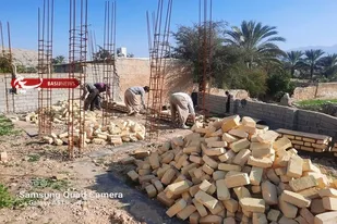 ساخت منزل محروم در روستای کمارج کازرون