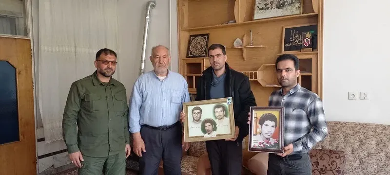 دیدار از خانواده شهدا به مناسبت عید نیمه شعبان