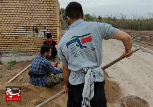 برپایی اردوی جهادی دانشجویان دانشگاه شهید چمران اهواز
