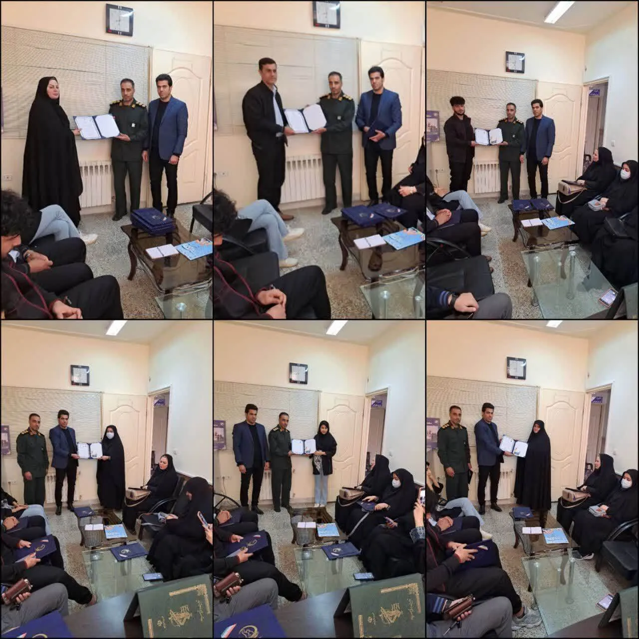 تجلیل  از قهرمانان بسیجی ایلام