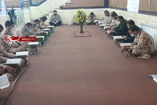 ضیافت افطاری سربازان سپاه ناحیه داراب در نمازخانه سپاه ناحیه داراب برگزار شد