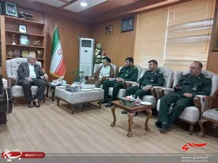 فرمانده سپاه مهاباد با فرماندار دیدار کرد