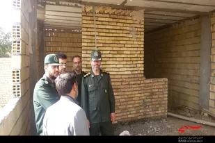 بازدید فرمانده سپاه ملایر از پروژه احداث خانه&zwnj;های محرومین