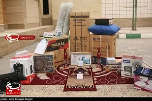 بسیجیان سرخه لبخند شادی بر لب های زوج های جوان نشاندند