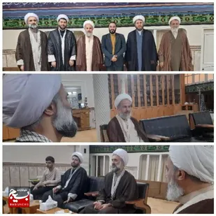 دیدار معاون تعلیم و تربیت بسیج سپاه کربلا استان مازندران با پایه گذار نظام تربیتی صالحین کشور و استاد صالحین استان قم