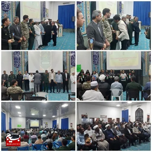 تجلیل از ۱۲۰ پیشکسوت بسیجی و فعال قرارگاه های تحول محلات شهرستان بندرسیریک