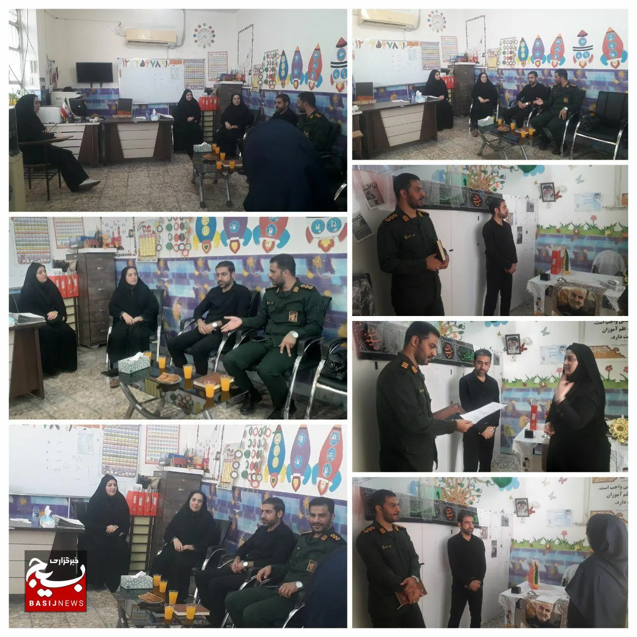 دیدار فرمانده حوزه بسیج دانش آموزی شوش با رئیس دانشگاه آزاد اسلامی این شهرستان 