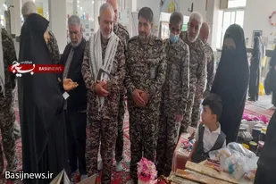 بازدید یگان شهید سلیمانی کبودراهنگ از نمایشگاه طرح اسوه