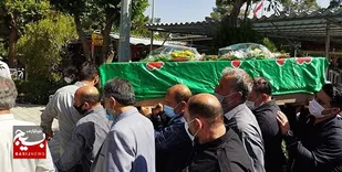 پدر شهید مسعود مرادی به فرزند شهیدش پیوست