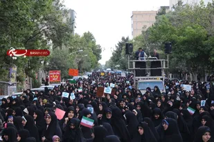 راهپیمایی هزاران نفری مردم شاهرود در گرامیداشت روز حجاب و عفاف