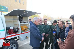 رونمایی از کلینیک سیار دامپزشکی بسیج مهندسین کشاورزی استان همدان