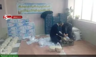 توزیع ۱۷۰ بسته معیشتی ویژه یلدای فاطمی در تبریز