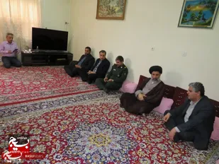 دیدار وابلاغ پیام و سلام گرم مقام معظم رهبری به جانبازان هندیجان +تصاویر
