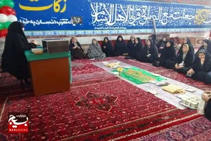 برگزاری نشست بصیرتی و روشنگری پایگاه شهیده موسوی روستای آبرومند بهار