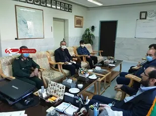 دیدار رئیس سازمان بسیج جامعه پزشکی کشور با فرمانده سپاه بیت المقدس کردستان