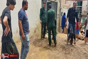 آبگرفتگی و خسارت به ۶۱ خانه در شمال غرب شیراز / ورود ۲۲ گروه جهادی در عرصه خدمت به سیل&zwnj;زدگان شمال غرب شیراز