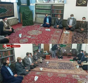 دیدار معاون وزارت فرهنگ و ارشاد اسلامی  با خانواده آیت الله سید محمود شاهرودی