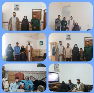 دیدار عیدانه از خانواده معزز شهدا