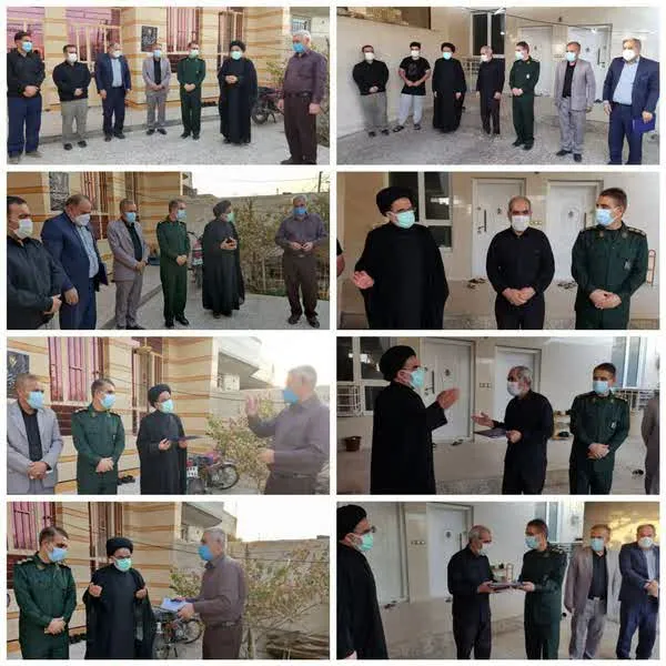 تجلیل سپاه ناحیه دهلران از دوتن از آزادگان سرافراز شهرستان