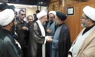 مراسم بزرگداشت والده حجت الاسلام حیدر مصلحی در قم برگزار شد/تصاویر