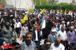 راهپیمایی روز جهانی قدس در بندر کنگان