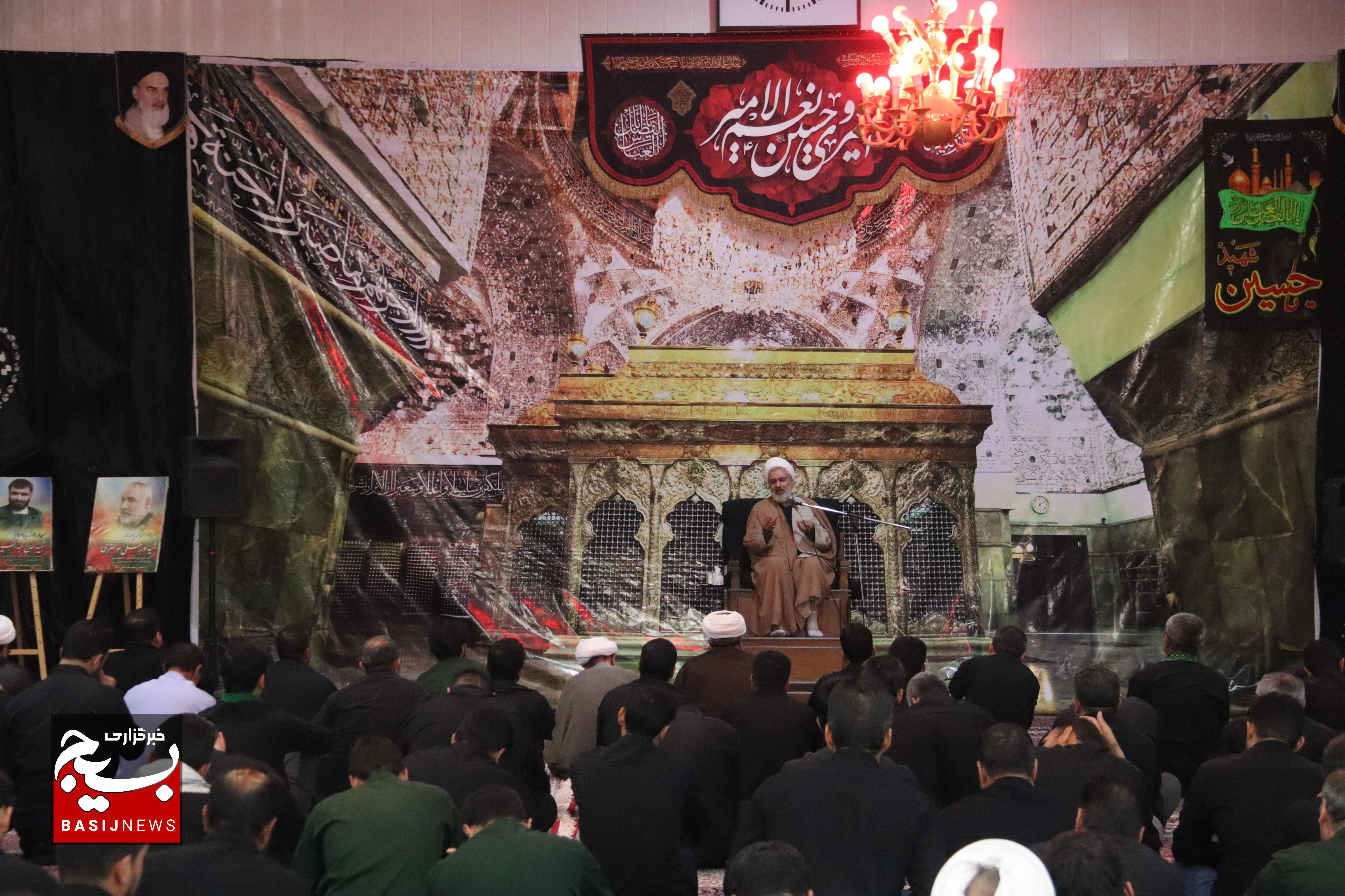 مراسم عزاداری دهه اول محرم به میزبانی لشکر پنج نصر+تصاویر