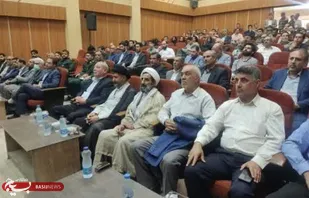 مراسم تکریم و معارفه فرمانده های حوزه&zwnj;های مقاومت بسیج اصناف و ادارت شهرستان ورامین