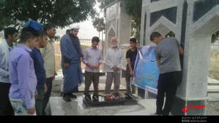 دیدار بسیجیان روستای توانه با خانواده شهید &laquo;دارایی&raquo;