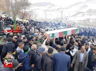 تشییع باشکوه شهید گمنام در پردنجان