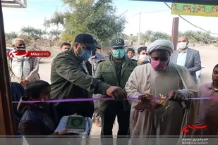 افتتاح طرح محرومیت زدایی  آب شیرین کن با همت بسیج سازندگی سپاه دلگان