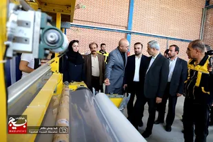 بازدید استاندار همدان از واحدهای تولیدی و صنعتی
