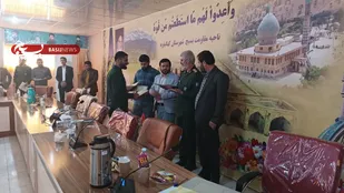 توجه به دانش آموز محوری و نقش دادن به دانش آموزان در تصمیم گیری ها / فرماندهان و بسیجیان تجلیل شدند