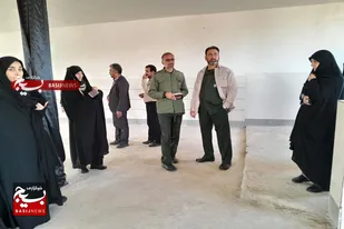 بازدید فرمانده سپاه ناحیه همدان از کارگاه تولیدی خواهران حوزه شهیده فرهانیان